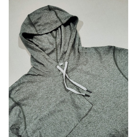Lululemon Soft Jersey Pullover Hoodie Mens XL Heather Green Gym Stretch - Picture 1 of 11